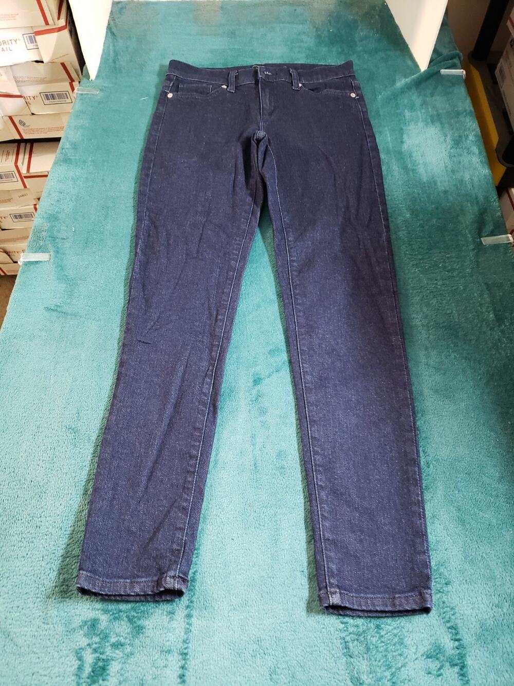 Banana Republic Jeans Size 2 Women Blue Pants Stretch Ladies Mid Rise Skinny